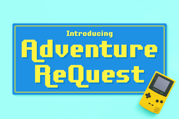 Adventure ReQuest Font for Creative Makers