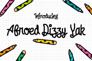 Afroed Dizzy Yak Font for Playful Branding