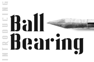 Ball Bearing Font for Bold Campaigns