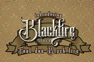 Blackfire Font for Creative Design