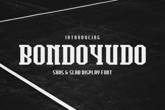 Bondoyudo Font for Bold Design