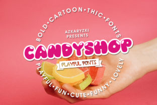 Candyshop Font: Playful Typography for Designers