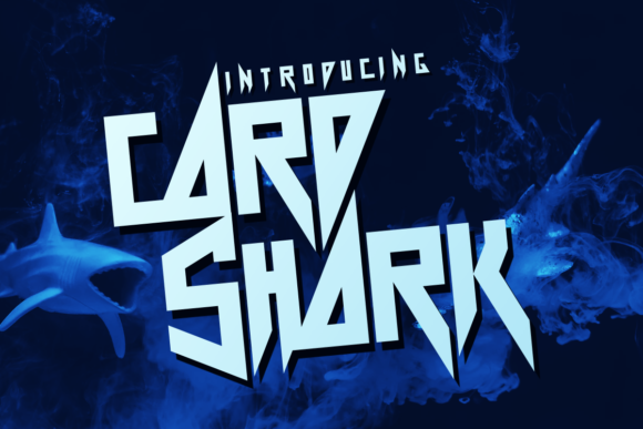 Card Shark: A Bold Typeface for Creative Projects