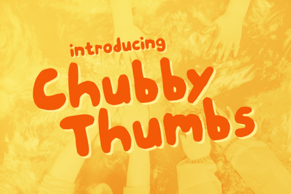 Chunky Thumbs Font for Bold Designs