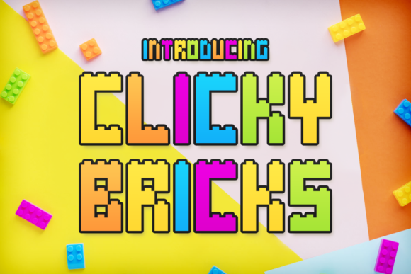 Clicky Bricks Font for Creative Projects