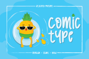 Comic Type Font for Creative Brands