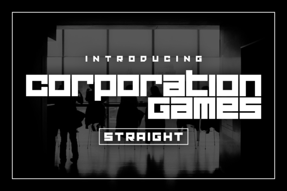 Corporation Games Straight Font