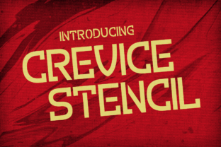 Crevice Stencil Font Review