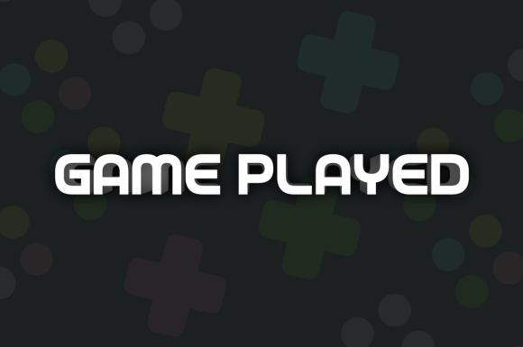 Game Played Font
