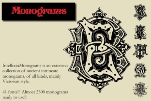 Intellecta Monograms Collection Font