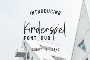 Kinderspiel Duo Font for Business