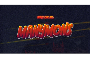Manymons Font for Creative Makers