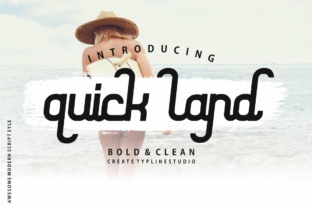 Quick Land Font for Bold Web Design