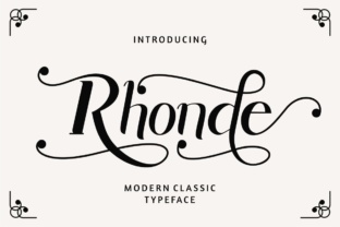 Rhonde Font Review