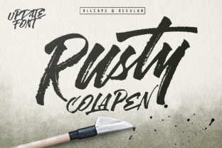 Rusty Cola Pen Font