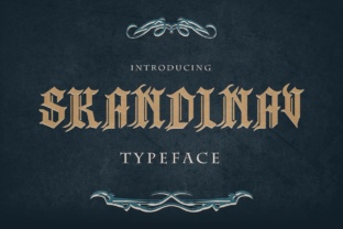 Skandinav Font for Creative Makers