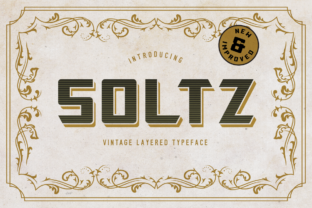 Soltz Font for Vintage Design