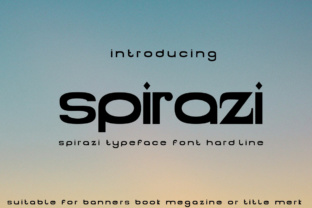 Spirazi: A Bold Sans Serif for Creative Branding