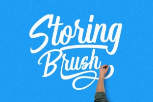 Storing Brush Font
