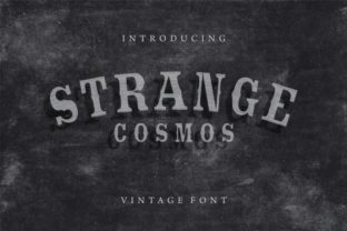 Strange Cosmos Font for Creative Design