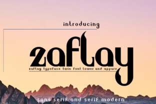 Zaflay Font: Bold Rounded Display