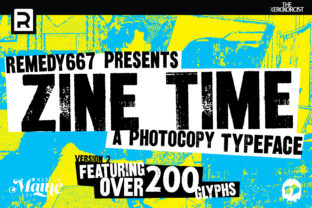 Zine Time Font for Creative Makers